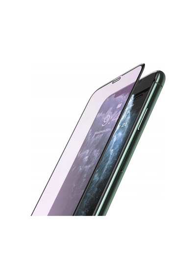 Baseus 0.25Mm Apple Uyumlu   iPhone 11-Xr 3D Curved Full Anti Blue Ekran Koruyu Siyah