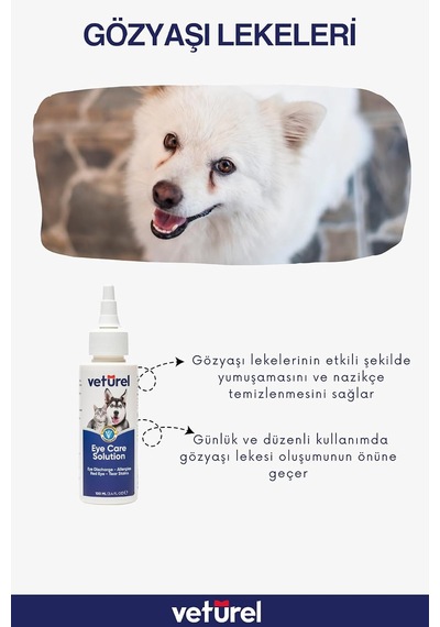 Kedi Göz Damlası Köpek Ağız Kokusu Kedi Dis Macunu Ağız Diş Bakım Spreyi - Göz Bakım Solüsyonu Set