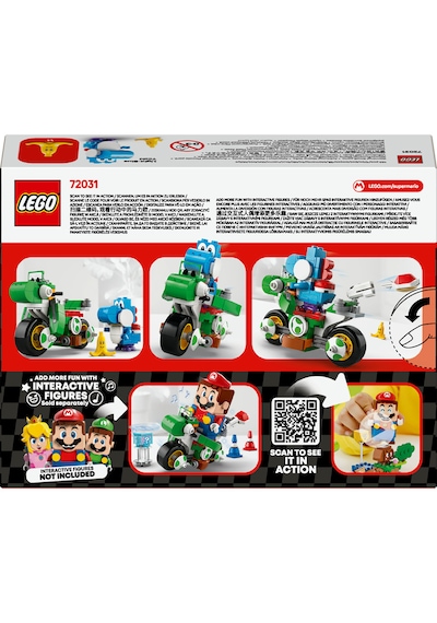 LEGO® Super Mario™: Mario Kart™ – Yoshi Bike 72031 - 7 Yaş ve Üzeri Çocuklar için Koleksiyonluk Yaratıcı Oyuncak Yapım Seti (133 Parça)