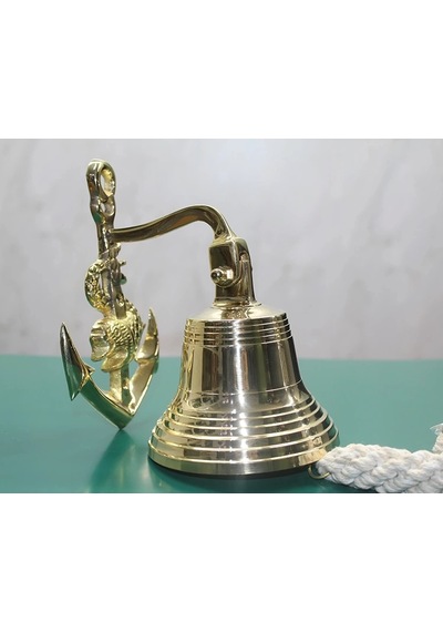 Pirinç Duvara Asmalı Çapalı Çan 6098 Najmaddin