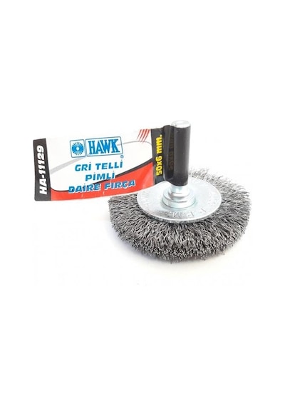 Hawk Ha11129 Pimli Gri Tel Daire Fırça 50X6 Mm N11.2077