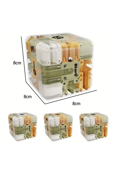 3d Labirent Küp - Zeka Küpü Bulmacalı Rubik Küp