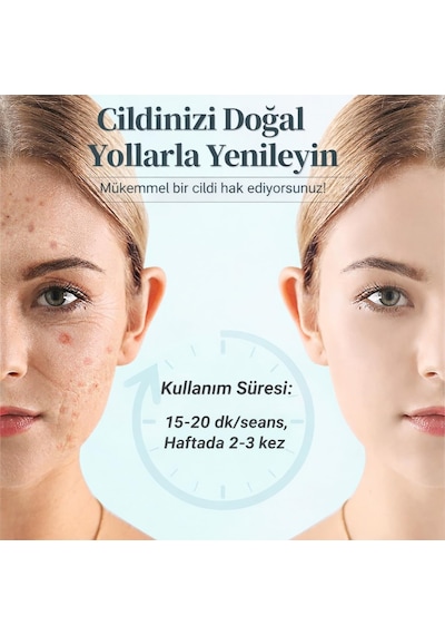 Yüz Ve Boyun Güzellik Cihazı Led Yüz Maskesi Foton Maskesi 7 Renkli Cilt Bakım