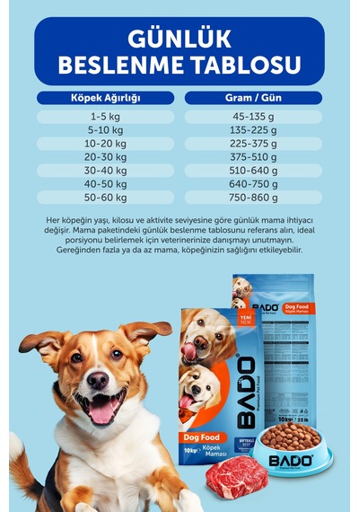 Bado Yetişkin Köpek Maması Biftekli 10 Kg
