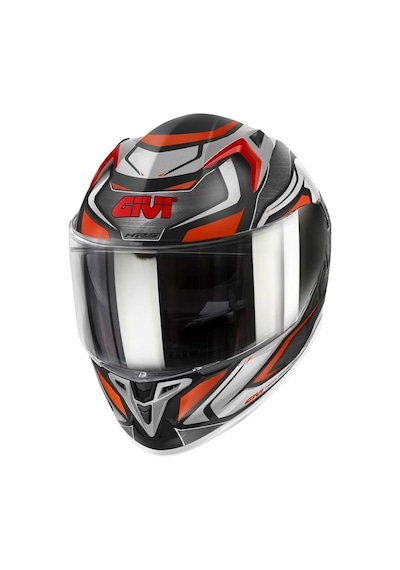 Givi 50.9 Atomic Mat Siyah-Gri-Kırmızı Kask