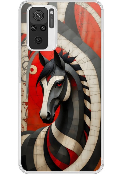 Xiaomi Redmi Note 10s Uyumlu Şeffaf Kılıf Tablo 5 Tasarımlı