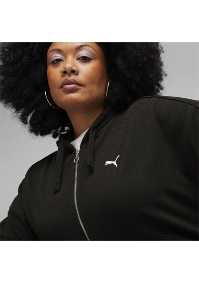 Puma Her Full-zip Hoodie Kadın Sweatshirt-siyah Siyah
