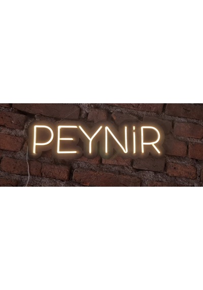 Peynir Yazılı Neon Duvar Aydınlatması