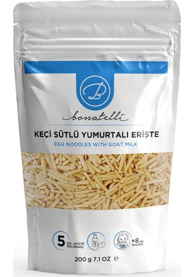 Keçi Sütlü Yumurtalı Erişte 200 G