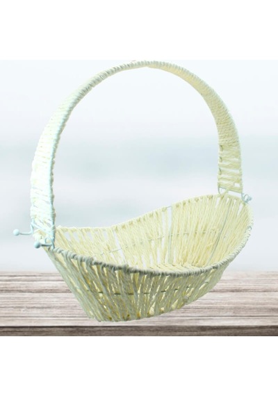 Saplı Oval Sepet 41 Cm Büyük Boy