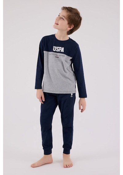 U.S. Polo Assn. Erkek Çocuk Lacivert Pijama Takımı 5274-48768 Lacivert