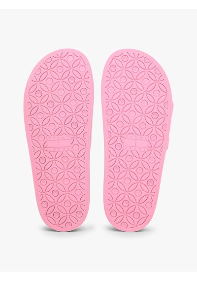 Tommy Hilfiger Kadın Marka Logolu Günlük Kullanıma Uygun Pembe4 Terlik En0en02974 Tox