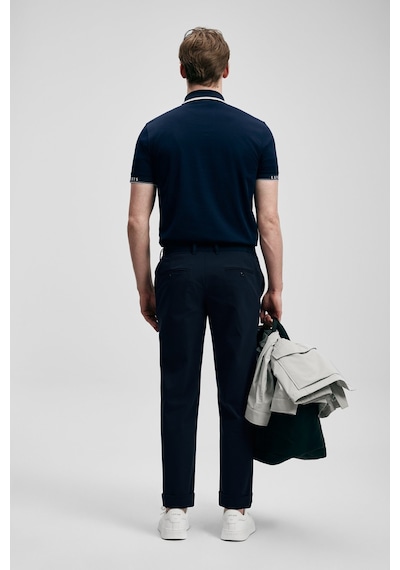Lufian Hold Erkek Polo T-shirt 111040251 Lacivert