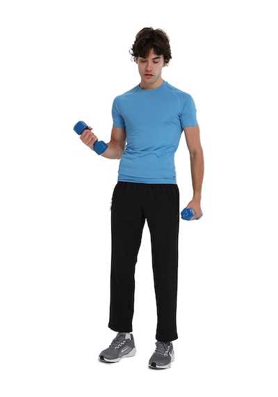 Sportive Yuma Slim Erkek Mavi Antrenman T-shirt 25ke1026-rmvı 1776439 Mavi