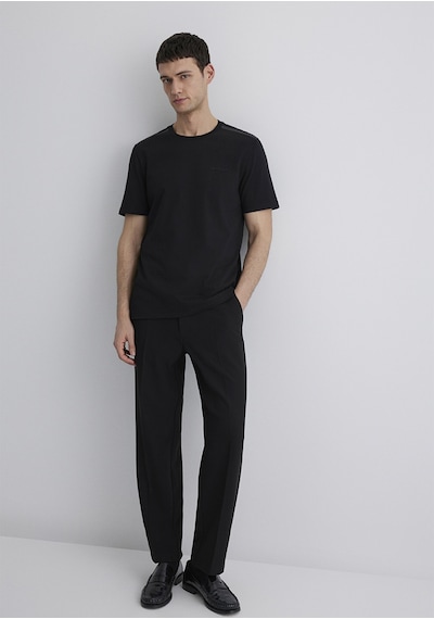 Mavi Siyah Erkek T-shirt M0612689-900 Siyah