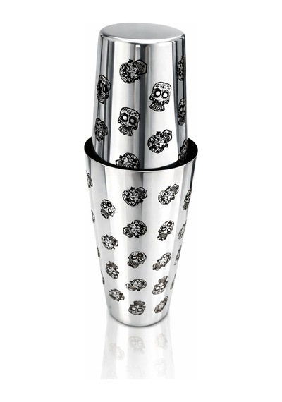 Tattoo Çelik Boston Shaker - Skull