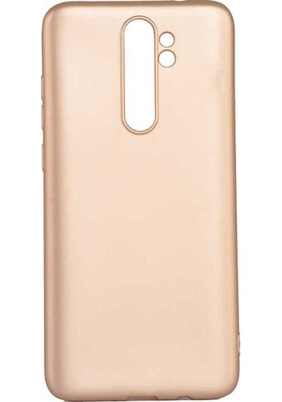Xiaomi Redmi Note 8 Pro Kılıf Zore Premier Silikon Kapak Gold
