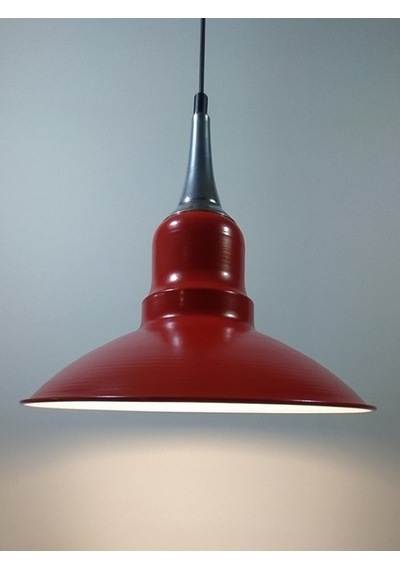 Riolight Retro Kırmızı Tekli Metal Sarkıt Avize Çap: 30Cm (538283248)
