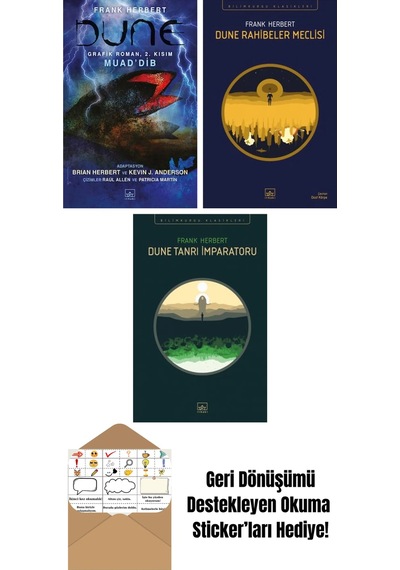 Dune Grafik Roman: 2. Kısım Muad Dib + Dune Rahibeler Meclisi + Dune Tanrı İmparatoru