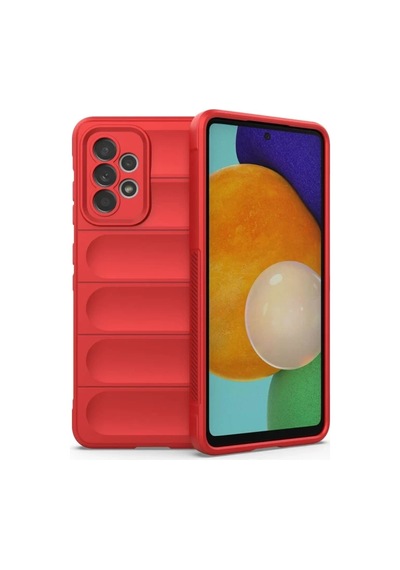 Samsung Galaxy Uyumlu   A52 Kılıf Optimum Silikon - Kırmızı