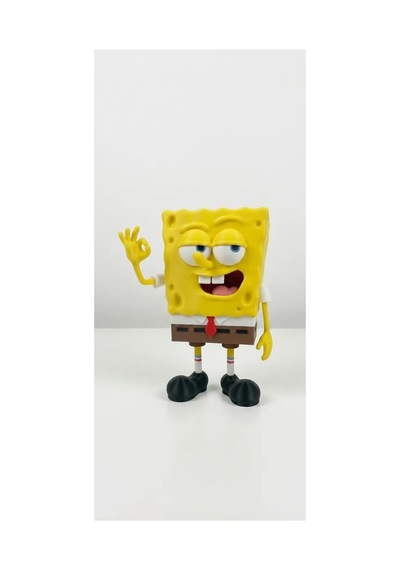 Sünger Bob Figür 20 Cm Kare Pantolon Figür