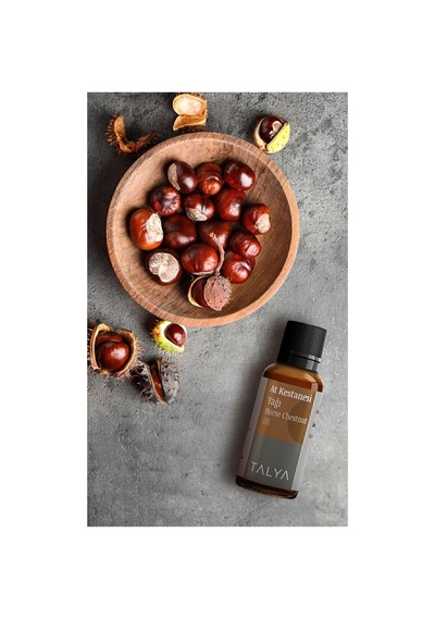 Talya At Kestanesi Yağı, Soğuk Sıkım,%100 Saf Ve Doğal, 20 Ml