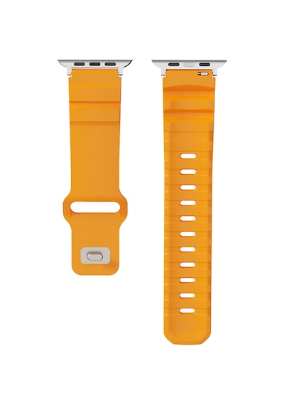 Apple Uyumlu Watch  Seri 10-11 42mm Kordon 1/2/3/4/5/6/se/7/8/9 38-40-41mm Kd-143 Silikon Kordon