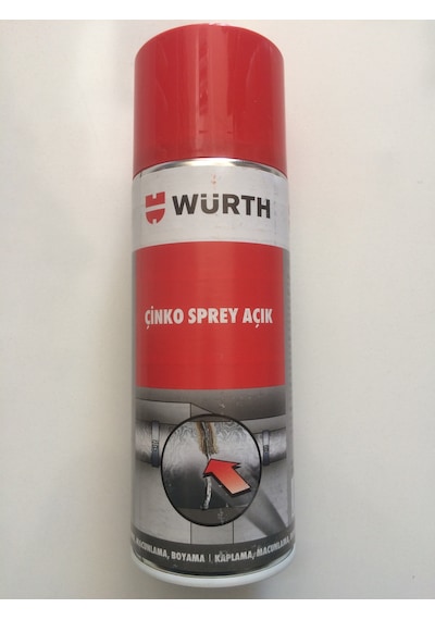 Würth Çinko Renk Sprey Boya Çinko Açık Renkli 400 ML  Germany
