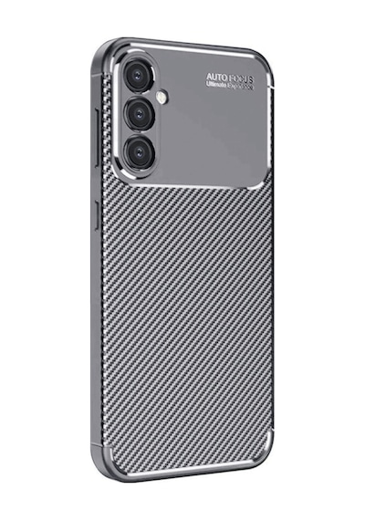 Samsung Galaxy Uyumlu A16 5g Kılıf Auto Focus Karbon Kapak - Gri Bz8683140839215