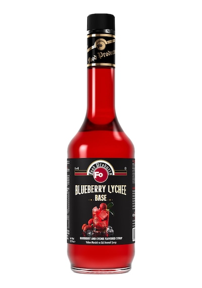 Yaban Mersini Ve Liçi Aromalı Baz Şurup 700 Ml