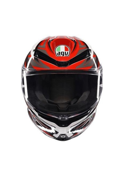 Agv Kask K6 S Reeval White Red Grey Kapalı Kask Renkli