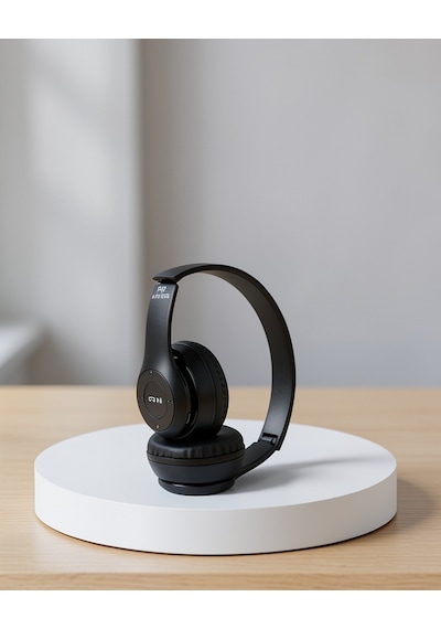 P47 Kablosuz Bluetooth Kulaklık, Mikrofonlu, Suya Dayanıklı, 10m Menzil