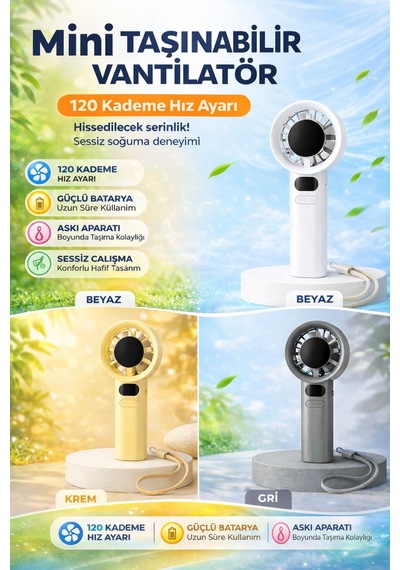 Türbin El Fanı Vantilatör Taşınabilir Turbo El Fanı Dijital Göstergeli Stand Özellikli Kancalı Type-c Şarj Soketi 1200 Mah 120 Kademeli M11 Md. Askı Kayışı Hediyeli Türbin El Fanı Vantilatör Taşınabilir Turbo El Fanı Dijital Göstergeli Stand Özellikli Kancalı Type-c Şarj Soketi 1200 Mah 120 Kademeli M11 Md. Askı Kayışı Hediyeli