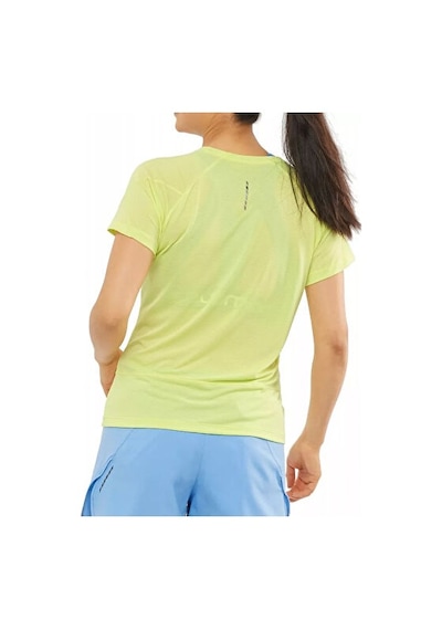 Salomon Cross Run Kadın Koşu Tişörtü Lc1729400 Sarı
