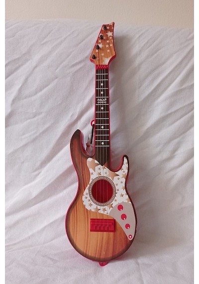 Oyuncak Elektro Gitar Okul Gösteri Için Oyuncak Gitar