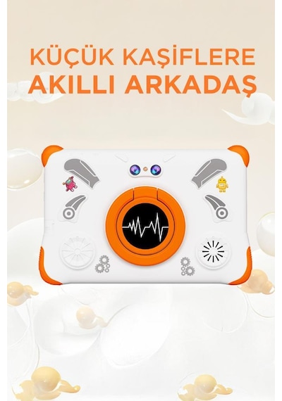 Torima T15 4 GB + 128 GB Tablet Beyaz + Çocuk Tableti Kılıf 10