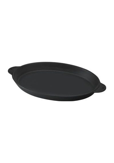 Lava Döküm Fajita Tavası 18x24 Kulplu, Oval Açık Bakır