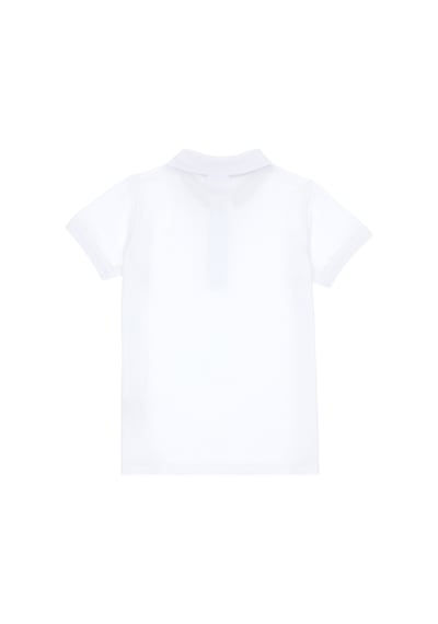 U.S. Polo Assn. Erkek Çocuk Beyaz Basic Polo Yaka Tişört 50306484-VR013