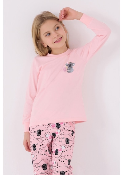 Rolypoly Kız Çocuk Pembe Pijama Takımı Rp3491-c-v2 Pembe