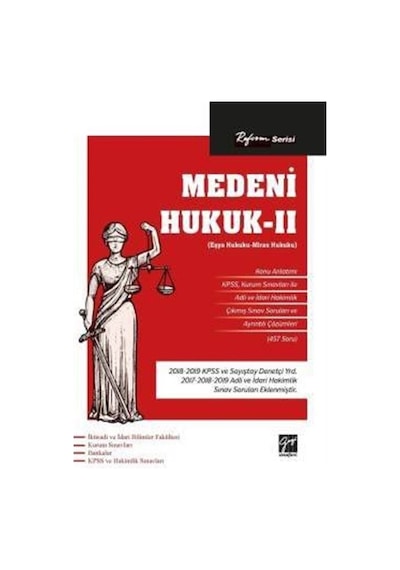 Reform Serisi Medeni Hukuk II (Eşya Hukuku - Miras Hukuku) / K...