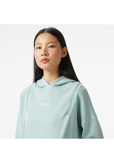 United4 Unıted4 Side Zip Kadın Yeşil Hoodie