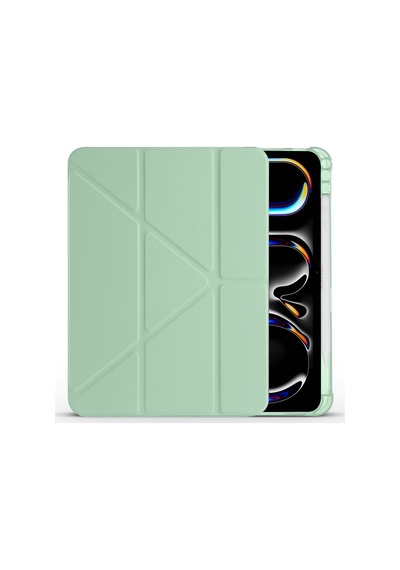 Apple Uyumlu iPad, Pro 11 İnç M5 2025 Kılıf Üçgen Katlanabilir Kalem Şarj Bölmeli Kılıf A2836 A2837 A3006 Kapaklı Kılıf Apple Uyumlu iPad, Pro 11 İnç M5 2025 Kılıf Üçgen Katlanabilir Kalem Şarj Bölmeli Kılıf A2836 A2837 A3006 Kapaklı Kılıf