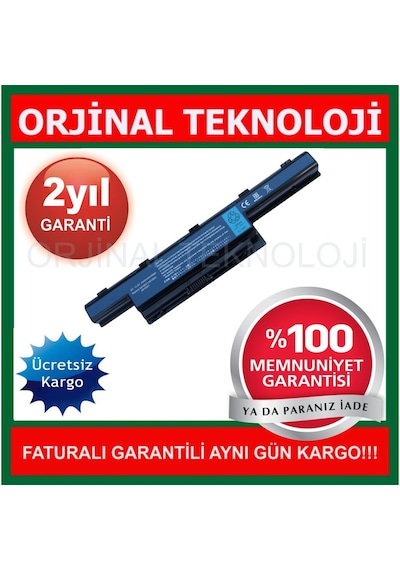 _Teknoloji Acer Uyumlu Aspıre 5741G. 5742G. 5742Z. 5750G. 5750Z. 5755G. Batarya Pil