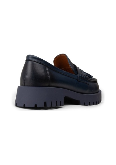 Deery Kadın Hakiki Deri Lacivert Püsküllü Loafer - 02035zlcvc03