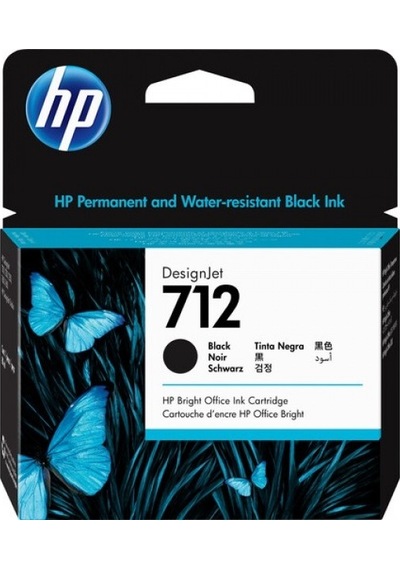 Hp 712 Siyah 80Ml Designjet Mürekkep Kartuşu 3Ed71A