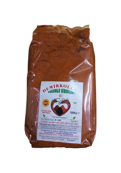 Demirkollar Acı Kırmızı Toz Biber 1 KG