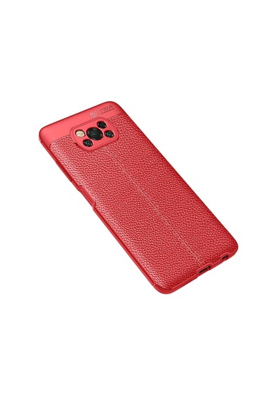 Xiaomi Poco X3 Kılıf Zore Niss Deri Desenli Silikon Kılıf (469179379)