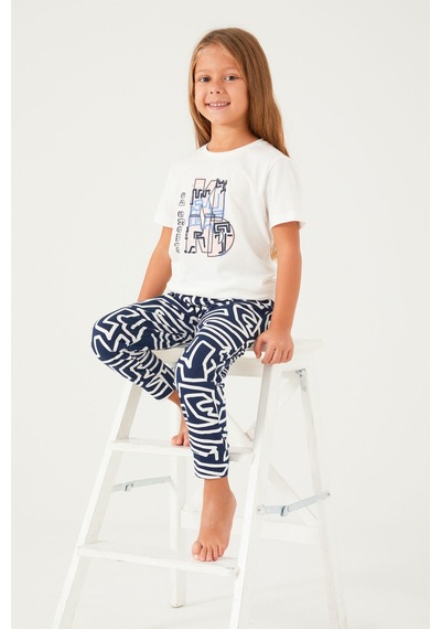 Arnetta Kız Çocuk Çok Renkli Pijama Takımı 5274-32807 Çok Renkli