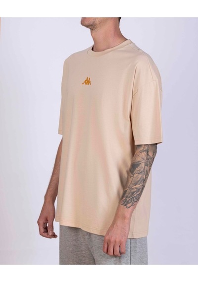 Kappa Authentic Asterys Erkek Bej Regular Tişört