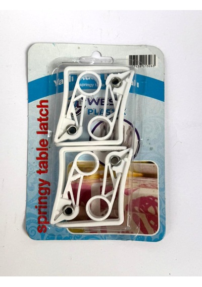 Westplastik Masa Örtüsü Mandalı 4'lü Beyaz